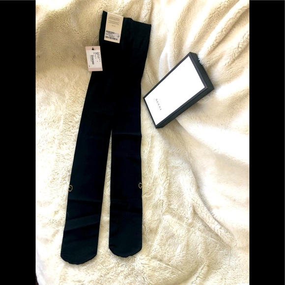 Gucci black tights with crystal NWTs full set! Small and large available - Picture 4 of 11